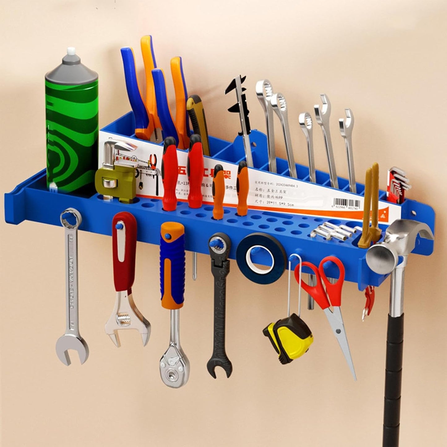 GENERIC Organisateur Mural De Garage | Organisateurs D'outils Et De Rangement De Garage – Organiseur D'outils De Jardin, Rangement D'outils Pour Garages, Ateliers