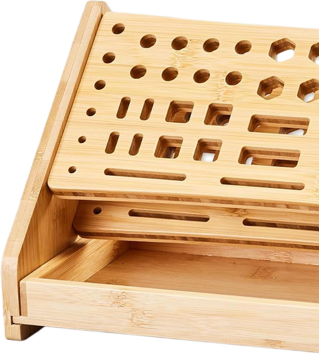 GENERIC Support De Tournevis, Support De Rangement à 53 Trous, Organiseur D'outils à Main Avec Base, Solution De Rangement D'outils, Support De Tournevis Pour Réparation De Loisirs, Bureau, Garage, Camion