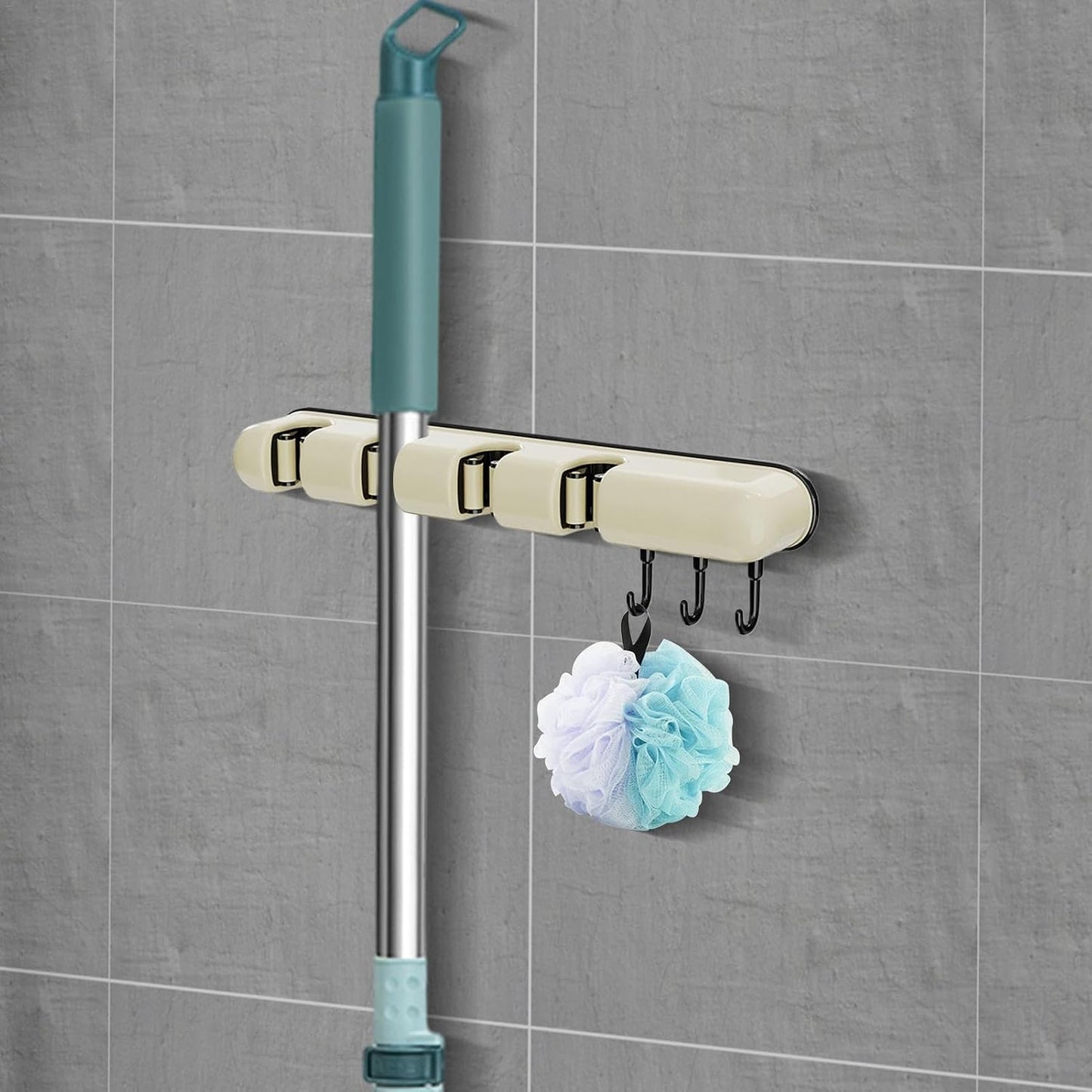  Organiseur D'outils De Cuisine, Porte-outils De Garage, Support De Balai Sans Perçage, Organisateur D'outils Multifonctionnel, Organisateur D'outils De Jardin, Organisateur De Balais Et De