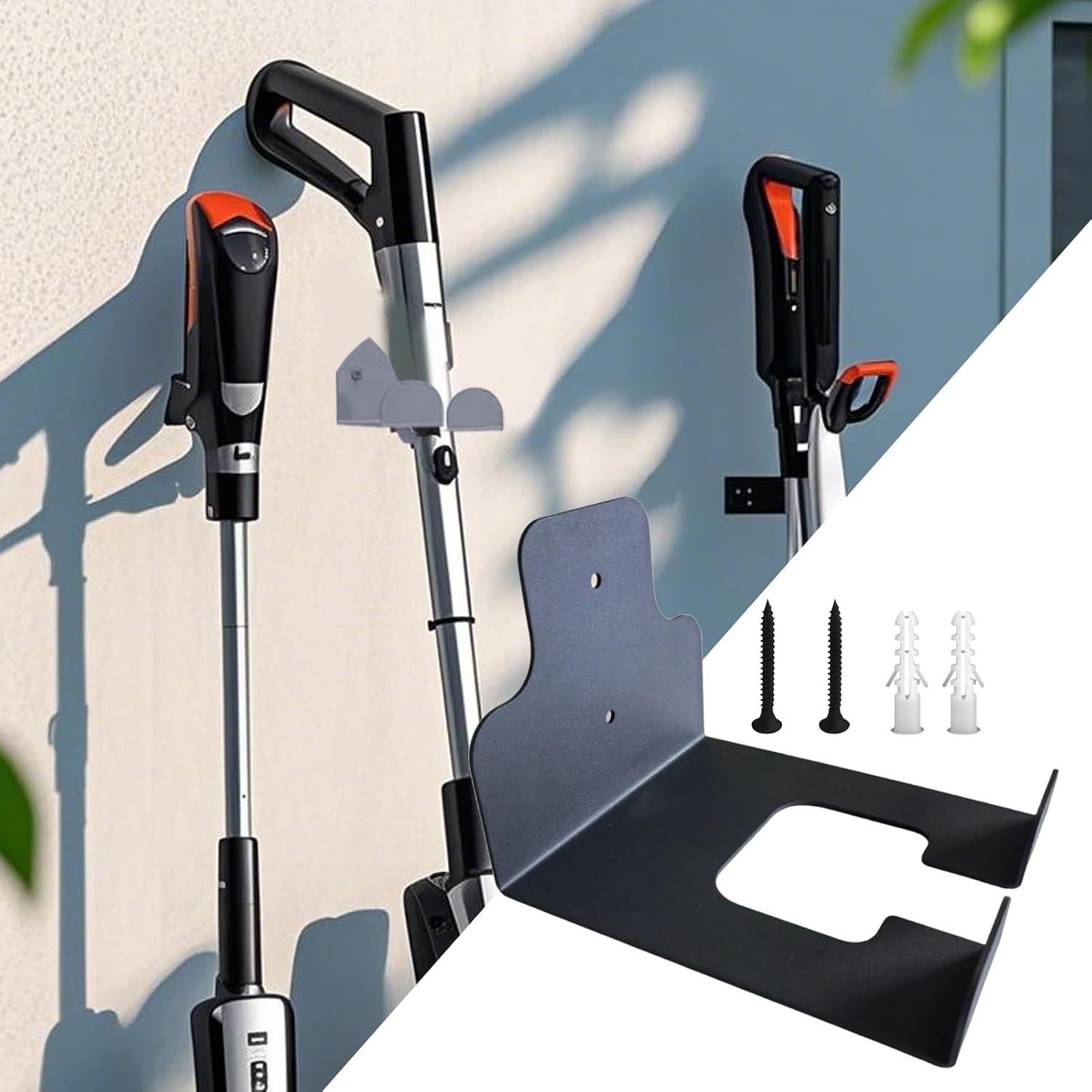  Générique Rack Weedeater, Organisateur D'outils De Jardin | Support Mural Du Support D'outil,Rack à Outils électriques De Jardin