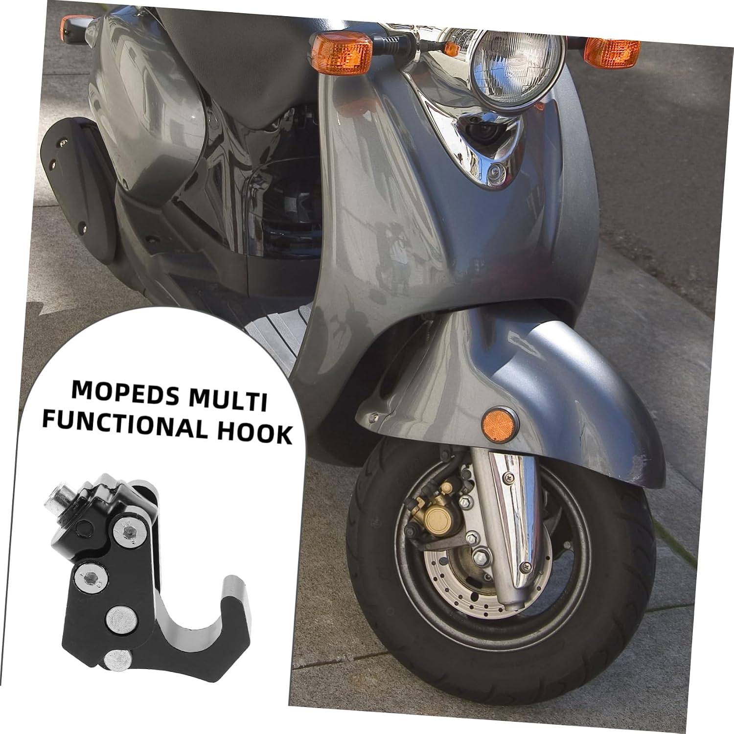  Yardwe De Fixation Pour Casque De En Métal Robuste Polyvalent Pour À Scooter Cyclomoteur Vélo Électrique