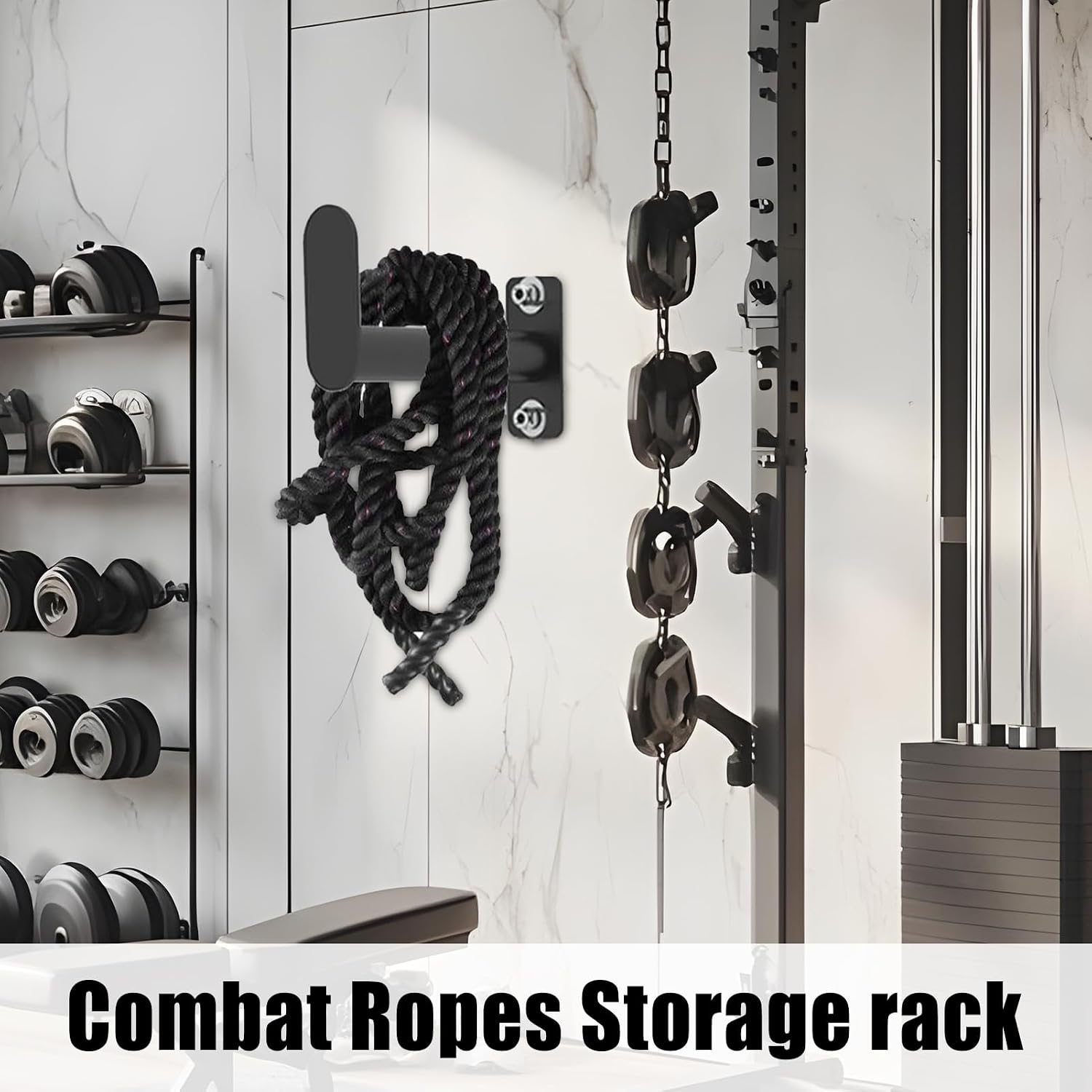  Crochets Muraux De Garage, Crochets De Rangement Robustes, Support De Rangement Pour Corde à Sauter Avec Vis, Support Utilitaire Peu Encombrant Pour Salle De Sport, Garages, Maison, Atelier, Cave