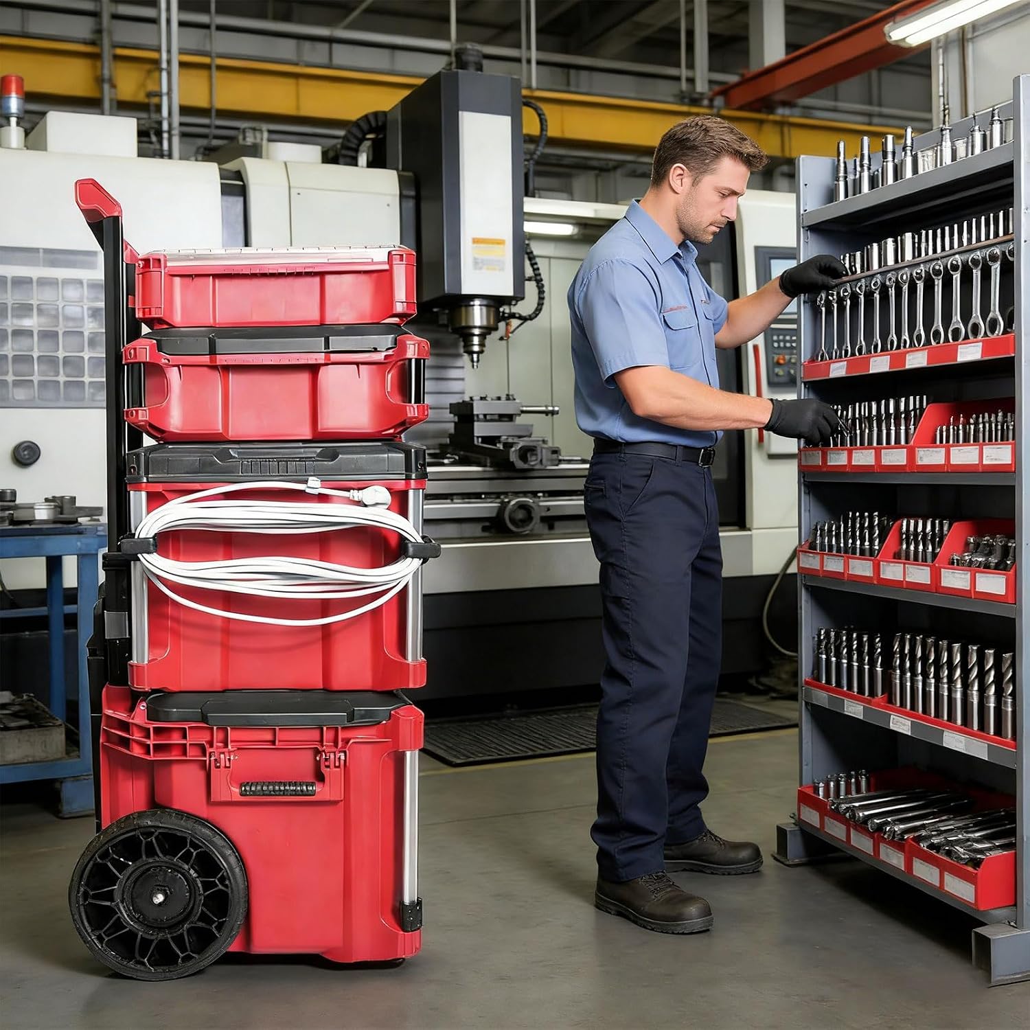  Cordon En Aluminium Robuste Pour Le Stockage Des Outils Avec Construction Usinée Et Rapide Avec Construction Usinée Et Fixation Simple