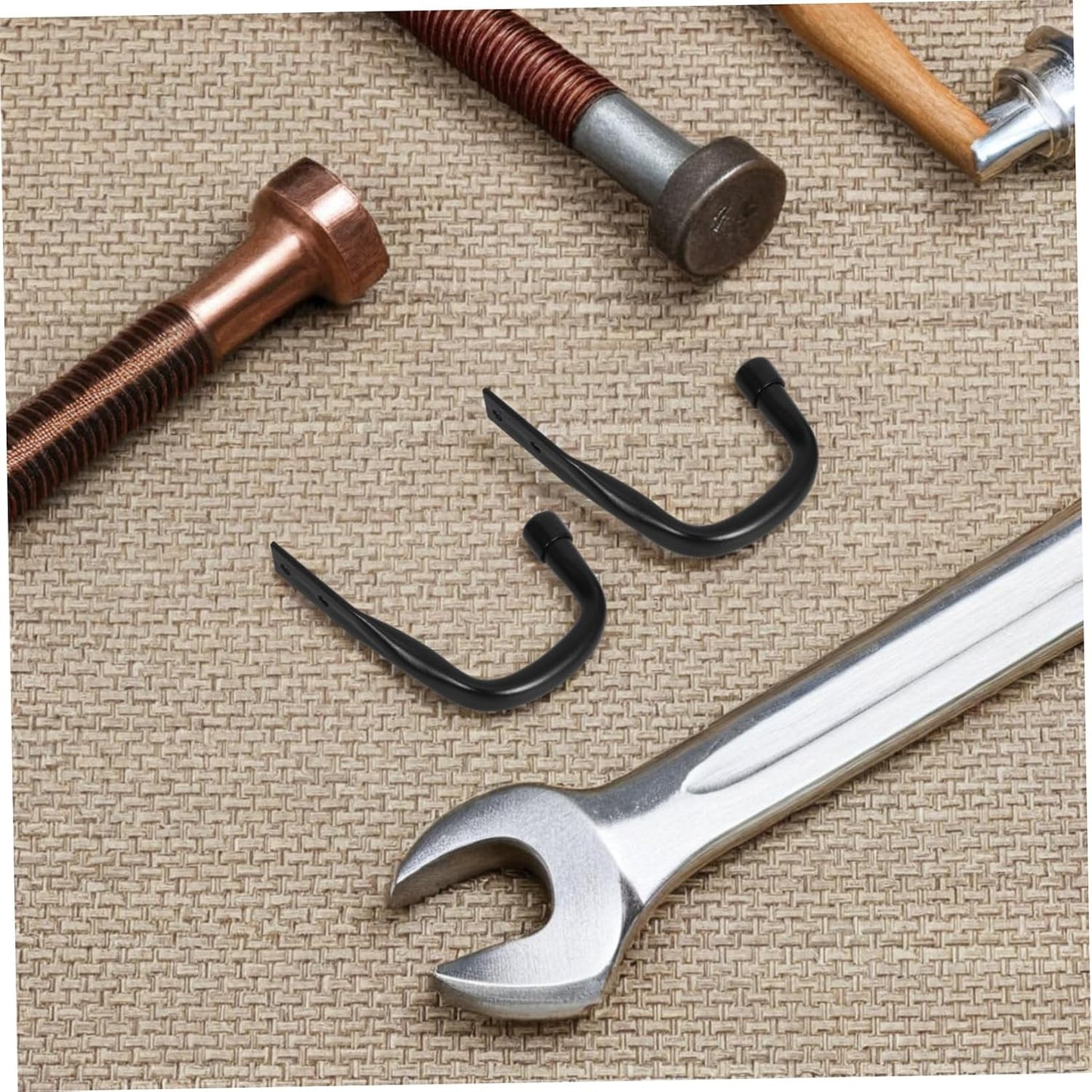  Ciieeo 6pièces Crochets De Rangement Pour Garage Crochets Muraux Métal Robustes Pour Outils De Jardin Et Échelle Système De Suspension Facile à Installer
