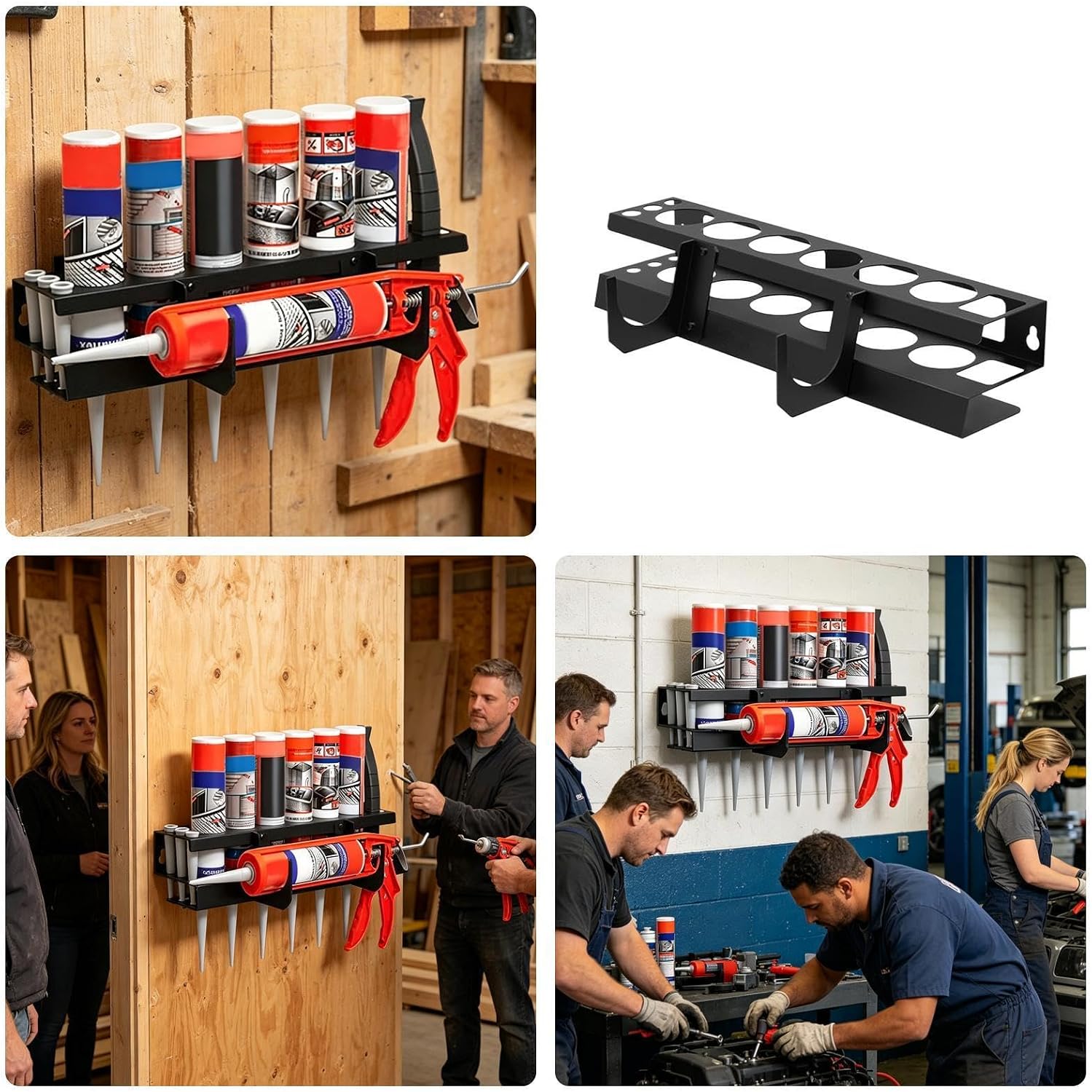 GENERIC Organiseur De Pulvérisation Lourd, Support De Rangement De Tuyaux, Support Mural De 800 G Avec Poignée, Séparateur De Cadre En Avec équilibre, Accessoire Fonctionnel, Fournitures Industrielles