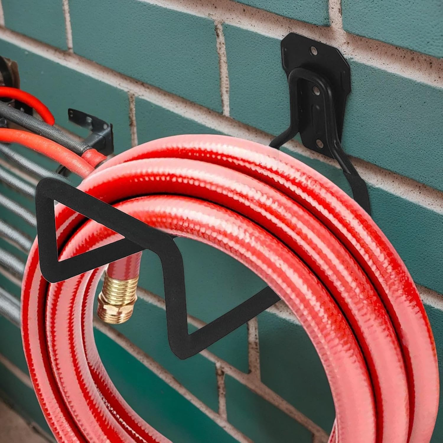  Crochet De Garage | Crochets Mural Grande Robustesse | Organisateur Métallique Intérieur Extérieur, Porte-Outils Pour Tuyau, Échelle, Râteau, Pelle