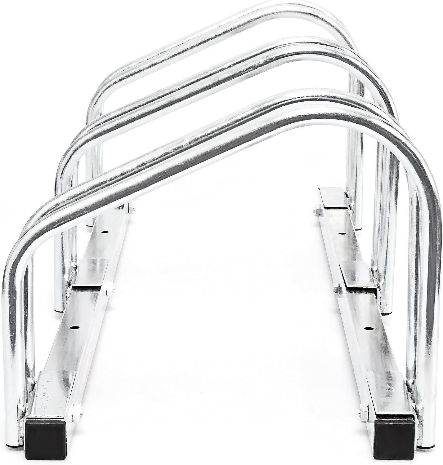  Relaxdays Râtelier Pour 3 Vélos Argent
