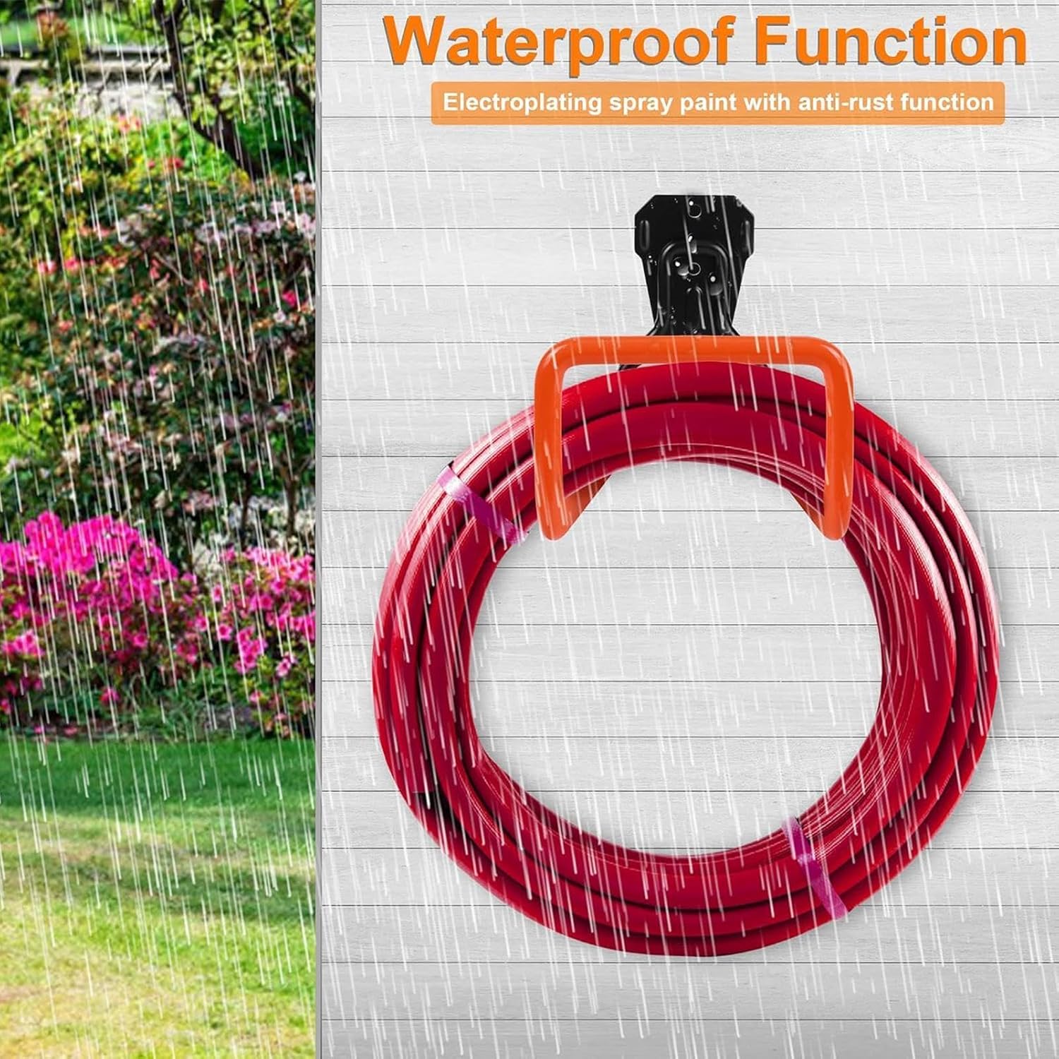 GENERIC Crochets Muraux De Garage Robustes | Crochets Utilitaires Pour Pelouse | Pour échelle, Balai, Tuyau, Jardin, Jardin, Atelier, Abri De Jardin, Sous-sol