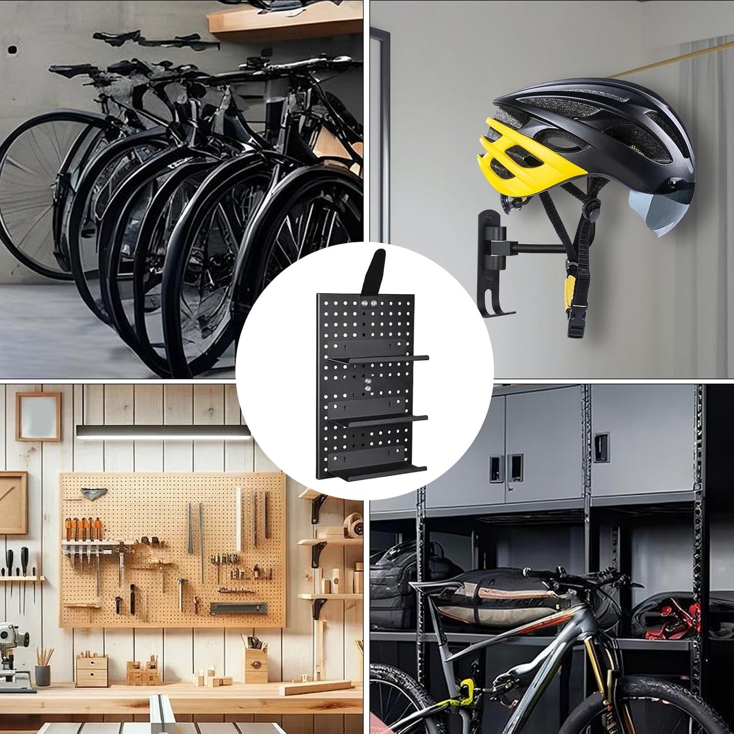  Panneau Perforé De Table – Organisation D'extension D'outils En D'aluminium – Support Pour Mur D'affichage | Pour Mur, Garage, Artisanat, Bureau, Atelier